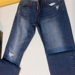 Lucky Brand Men's Dark Blue Relaxed Jeans